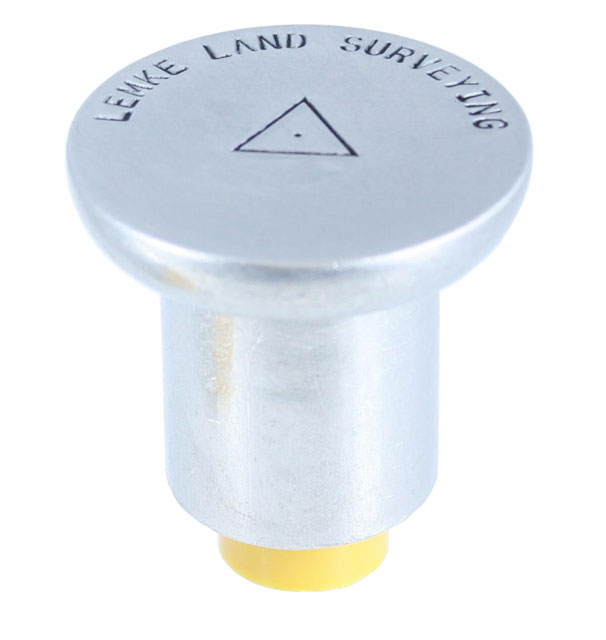 2" QuickShip Aluminum Survey Marker for 12" Rebar
